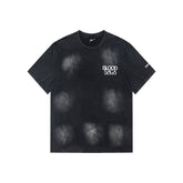 Vintage Black Lightning Wing Graphic T‑Shirt