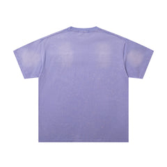Lavender Washed Racing Theme Majestik Vintage Graphic T‑Shirt