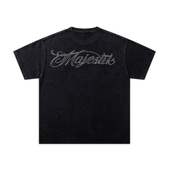 Black 199X Vintage Basketball Player Graphic T‑Shirt