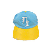 Sparkle Rhinestone Two‑Tone Snapback Hat "ME" Embroidery Hip‑Hop Headwear