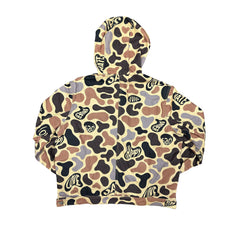 Abstract Camo Print Pullover Hoodie Unisex Streetwear Hooded Sweatshirt
