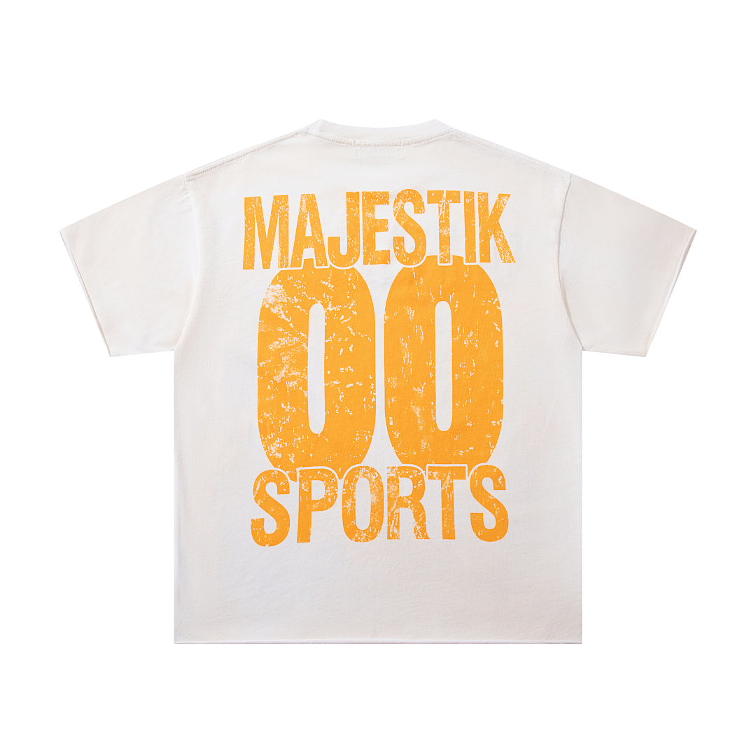 Off‑White Vintage Sports Bear Double‑Sided Graphic T‑Shirt