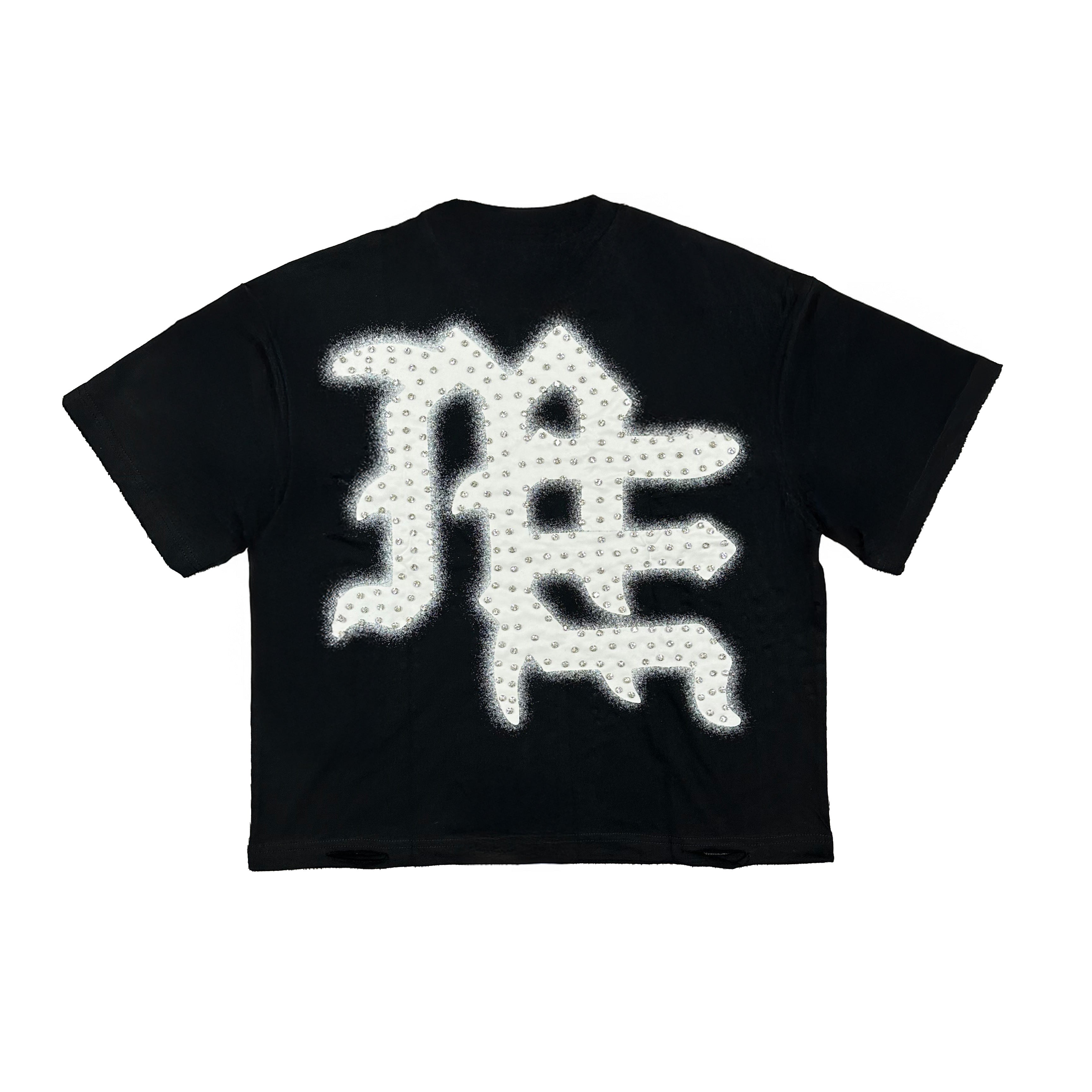 Emotions Never Die Letter Graphic Short Sleeve T‑Shirt Streetwear Oversized Tee