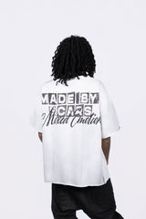 Washed Grey Angel Graphic T‑Shirt Men Vintage Streetwear Short Sleeve Tee