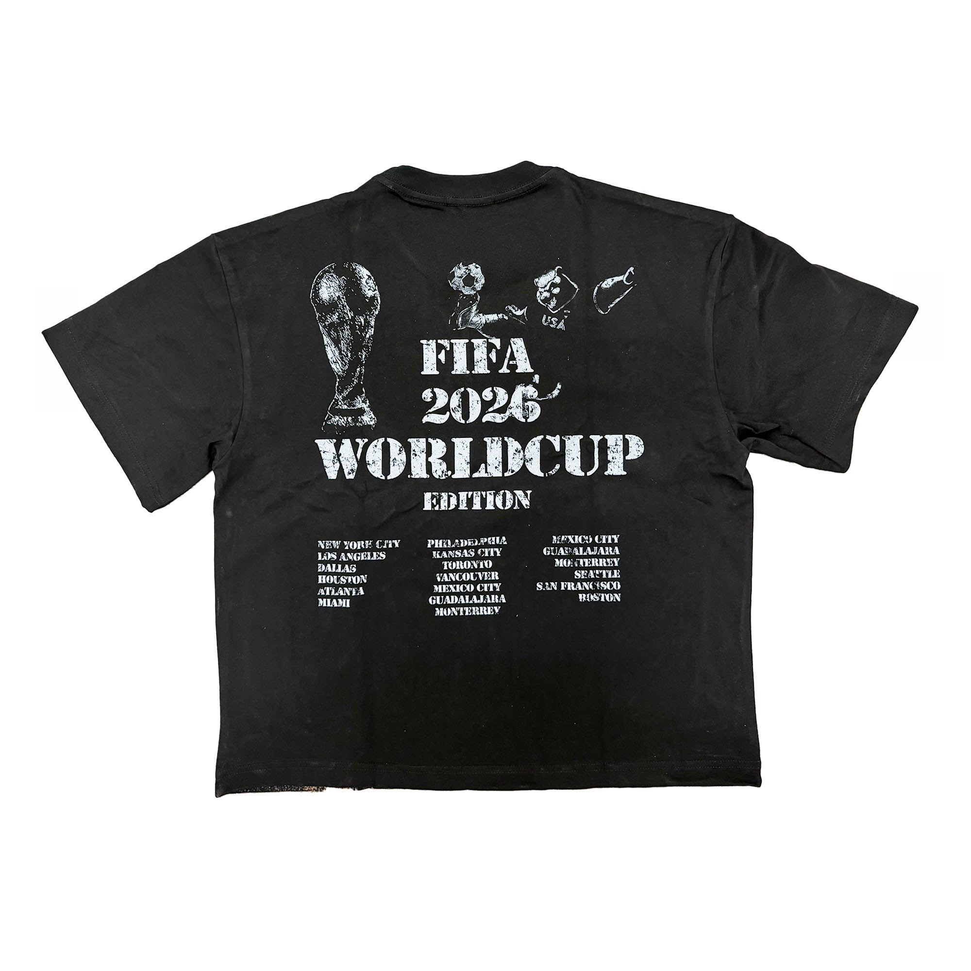 Vintage Sports Full‑Print T‑Shirt Bold Eagle Soccer Graphic Casual Street‑wear Short Sleeve Top