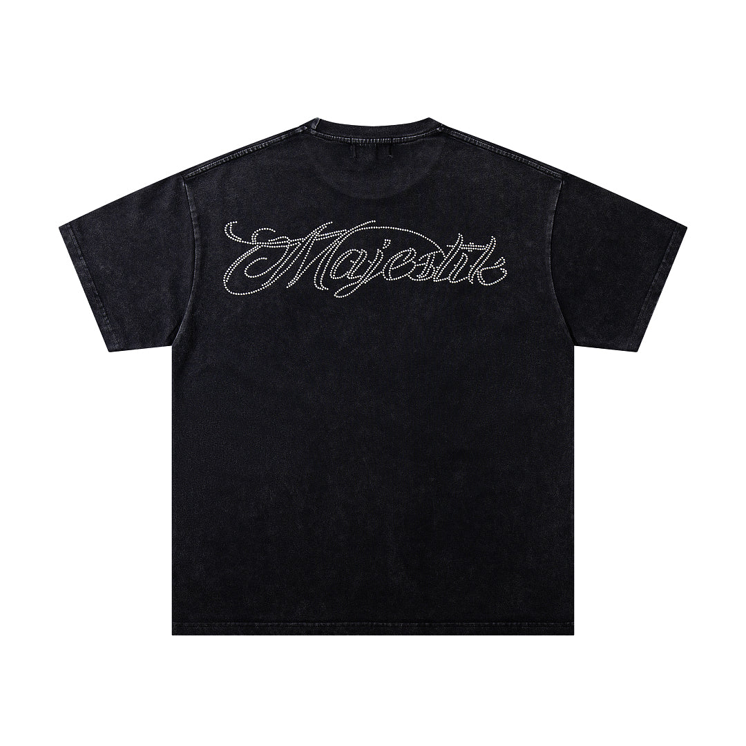 Black 199X Vintage Basketball Player Graphic T‑Shirt
