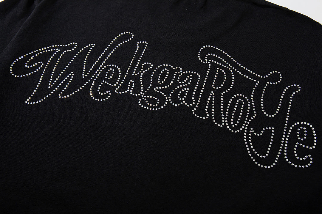 Vintage Black Majestik Surf Skull Double‑Sided Graphic T‑Shirt