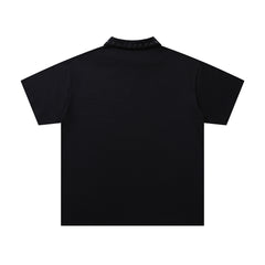 Vintage Black Retro Racing Car Graphic T‑Shirt