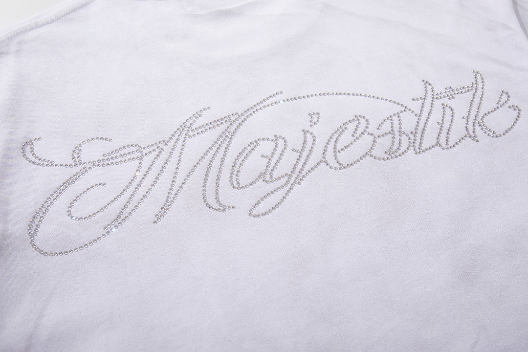 Off‑White Washed Vintage Eagle Tour Graphic Band‑Style T‑Shirt