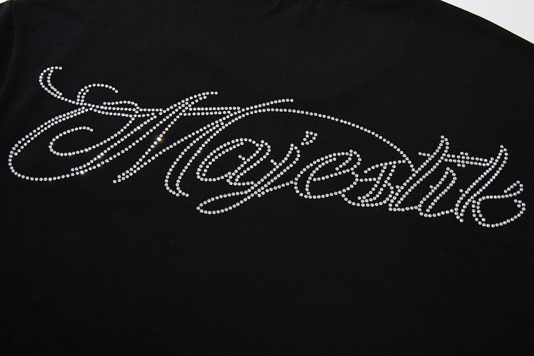 Black Vintage Lightning Gorilla Band‑Style Graphic T‑Shirt