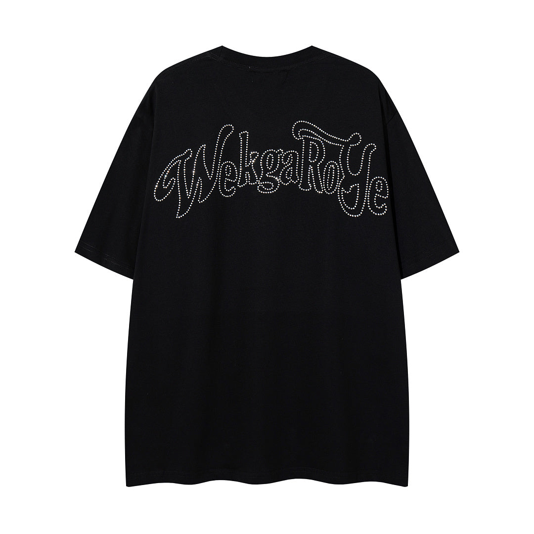 Vintage Black Majestik Surf Skull Double‑Sided Graphic T‑Shirt