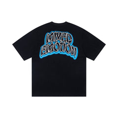Underground Dark Art Graphic Oversized Short Sleeve Street T‑Shirt