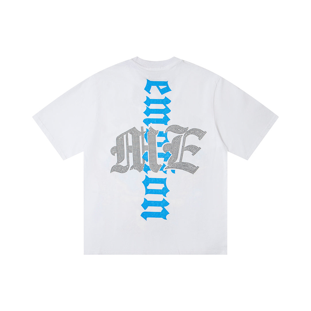 Vintage Golden Angel Graphic T‑Shirt White Oversized Streetwear Tee