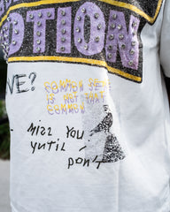 Mixed Emotion Vintage Collage Graphic Print Loose Fit Streetwear T‑Shirt