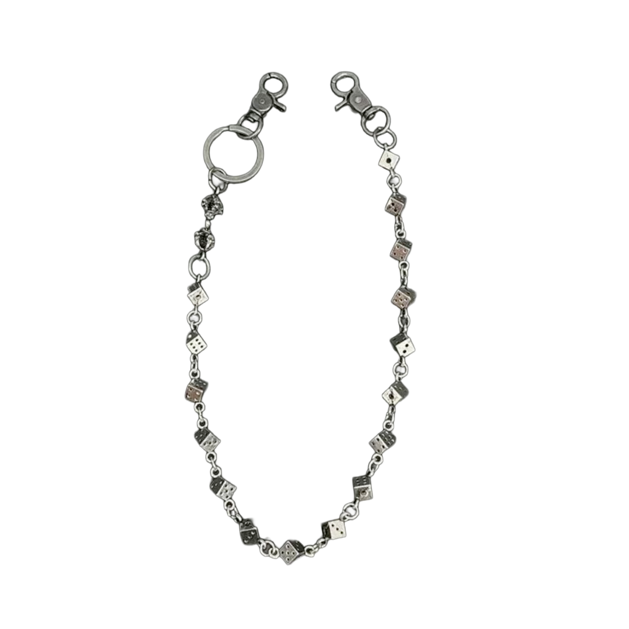 Vintage Star Beaded Chain Choker Necklace Men Streetwear Gothic Metal Chain Jewelry