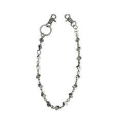 Vintage Star Beaded Chain Choker Necklace Men Streetwear Gothic Metal Chain Jewelry