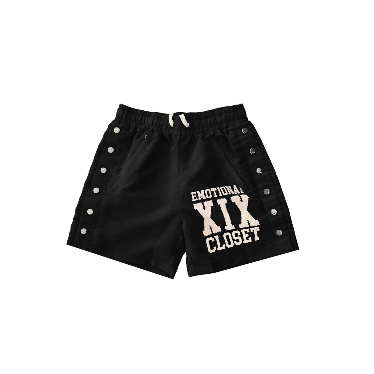 Men Vintage Letter Graphic Drawstring Casual Streetwear Shorts