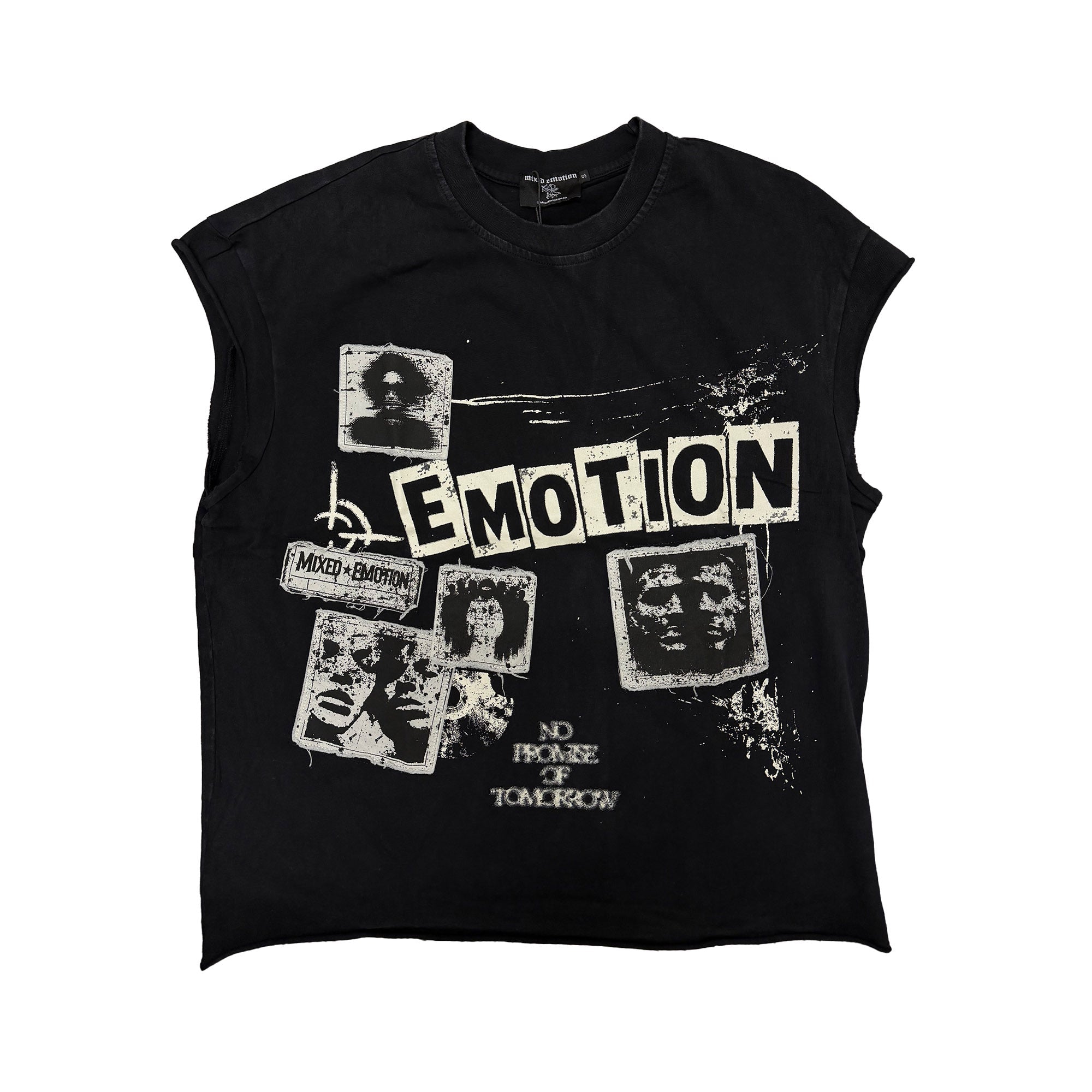 Vintage Collage Graphic Sleeveless Tank Top Streetwear Vest