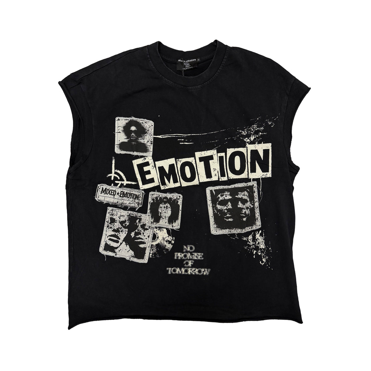 Vintage Collage Graphic Sleeveless Tank Top Streetwear Vest
