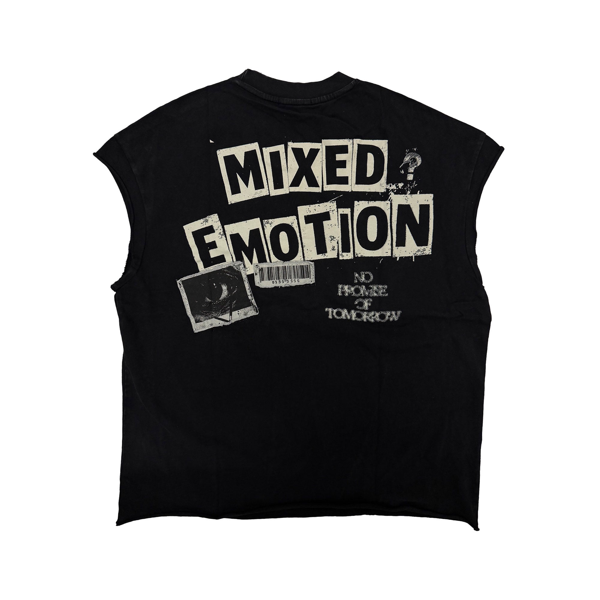 Vintage Collage Graphic Sleeveless Tank Top Streetwear Vest