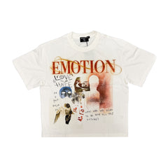 Vintage Art Collage Bird Portrait Graphic Short Sleeve Streetwear T‑Shirt
