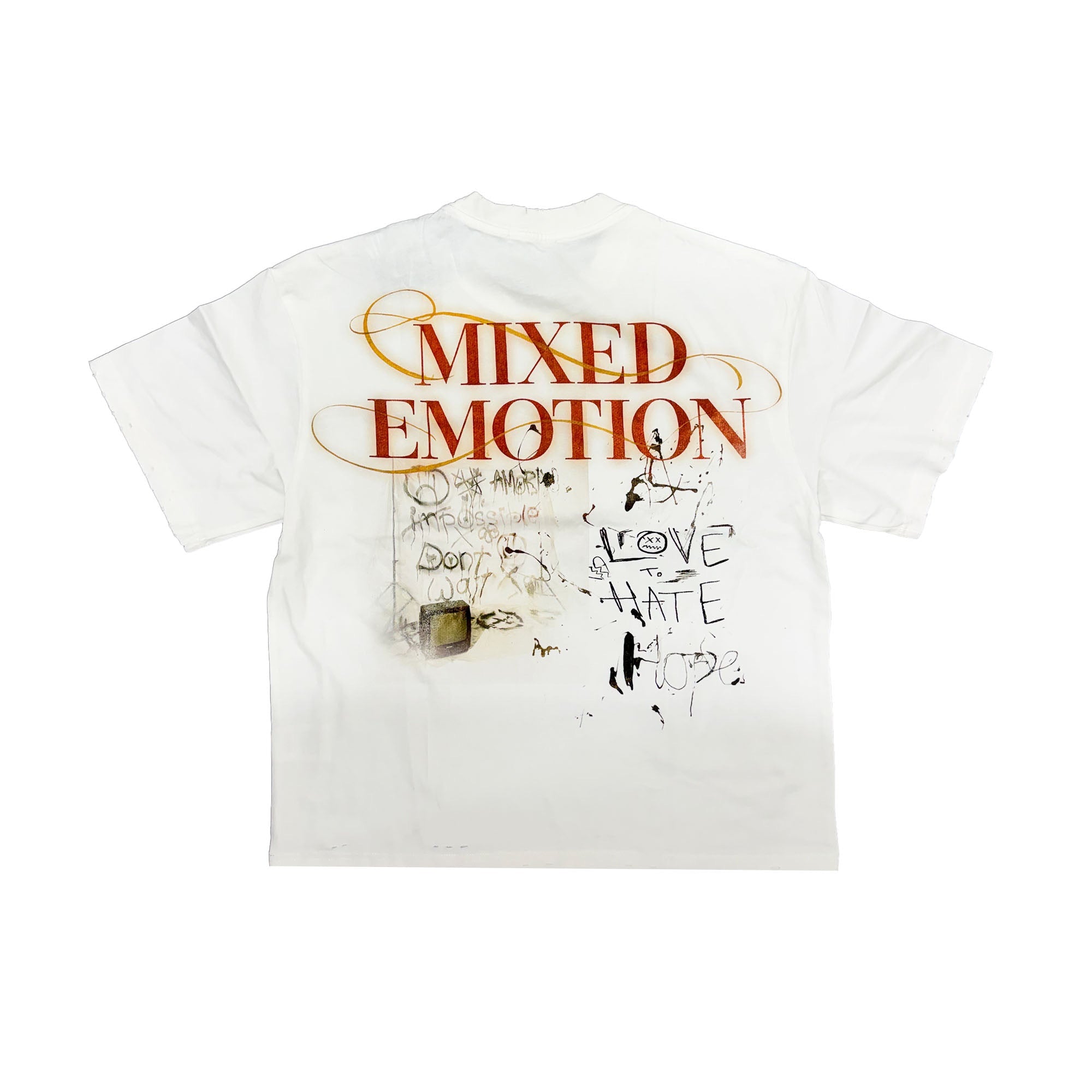 Vintage Art Collage Bird Portrait Graphic Short Sleeve Streetwear T‑Shirt