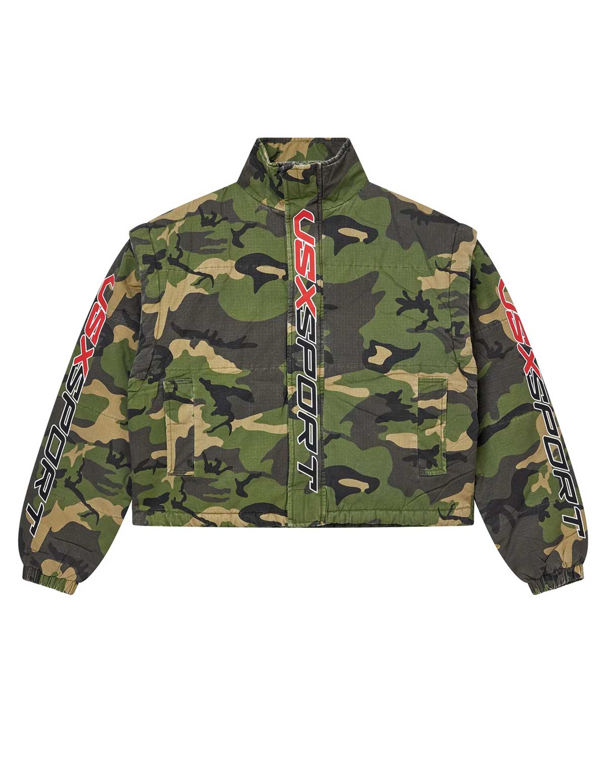 Vale Forever VSX Puffer Jacket Camo Green