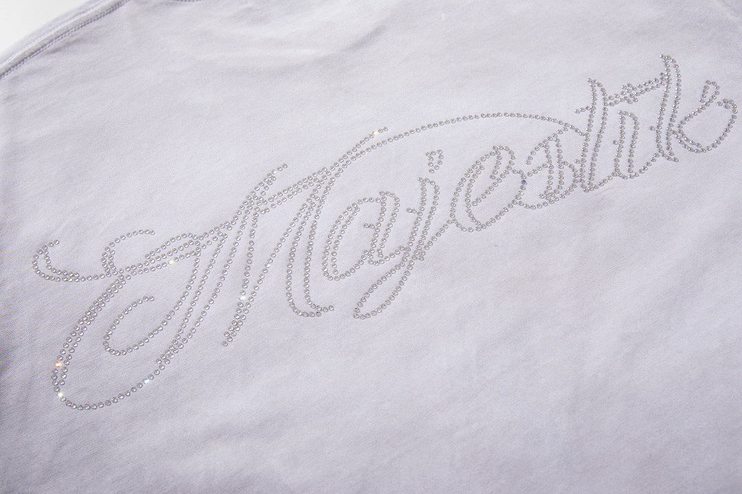 Off‑White Washed Vintage Angel Mythology Double‑Sided Graphic Band‑Style T‑Shirt