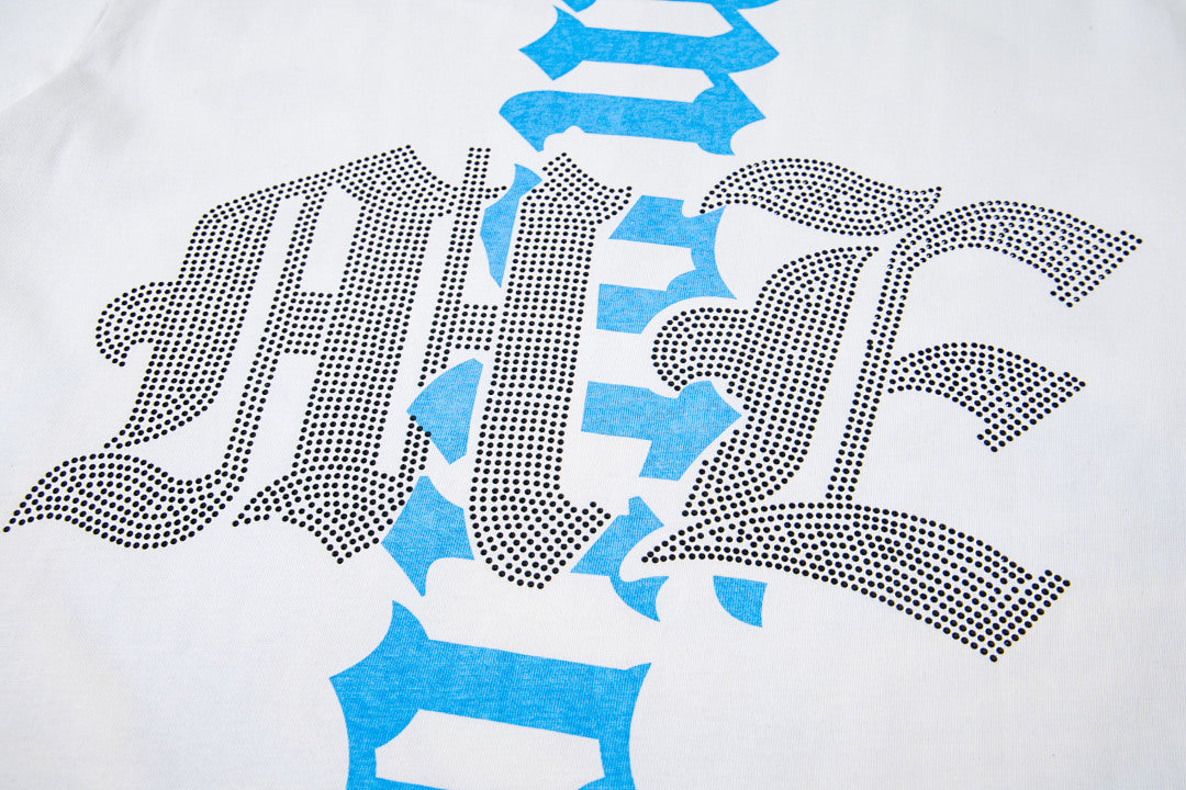 Vintage Golden Angel Graphic T‑Shirt White Oversized Streetwear Tee