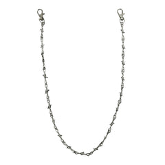 Retro Thorn Link Chain Necklace Gothic Street Style Metal Accessory