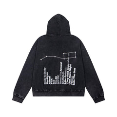Vintage New York City Graphic Full‑Zip Hoodie