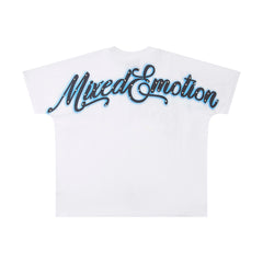 Vintage Mixed Emotion Angel Graphic Oversized Crew Neck Street T‑Shirt