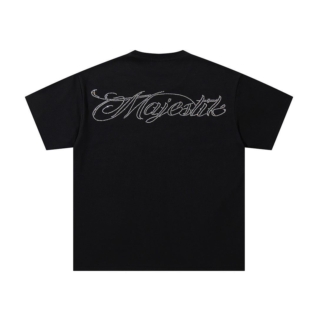 Black Vintage Lightning Gorilla Band‑Style Graphic T‑Shirt