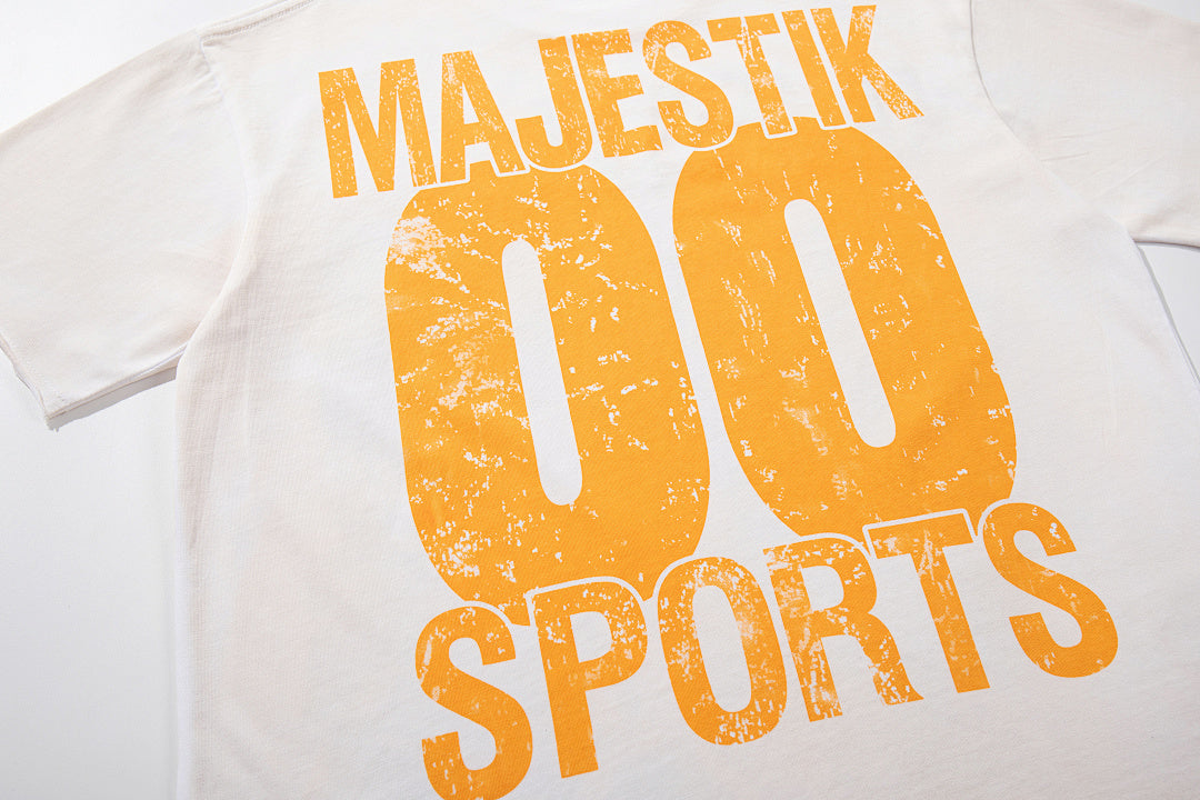 Off‑White Vintage Sports Bear Double‑Sided Graphic T‑Shirt