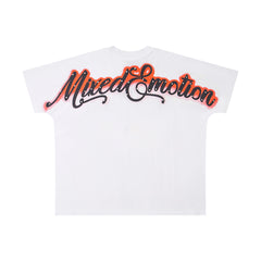 Vintage Mixed Emotion Angel Graphic Oversized Crew Neck Streetwear T‑Shirt